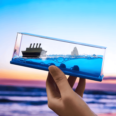 Titanic Cruise Iceberg Fluid Liquid Wave Toy